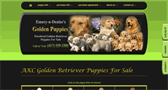 Desktop Screenshot of golden-puppies.com